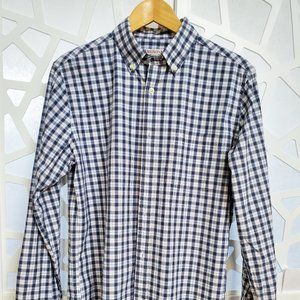 Merona Casual Button Collar Shirt, L/S, Size Med
